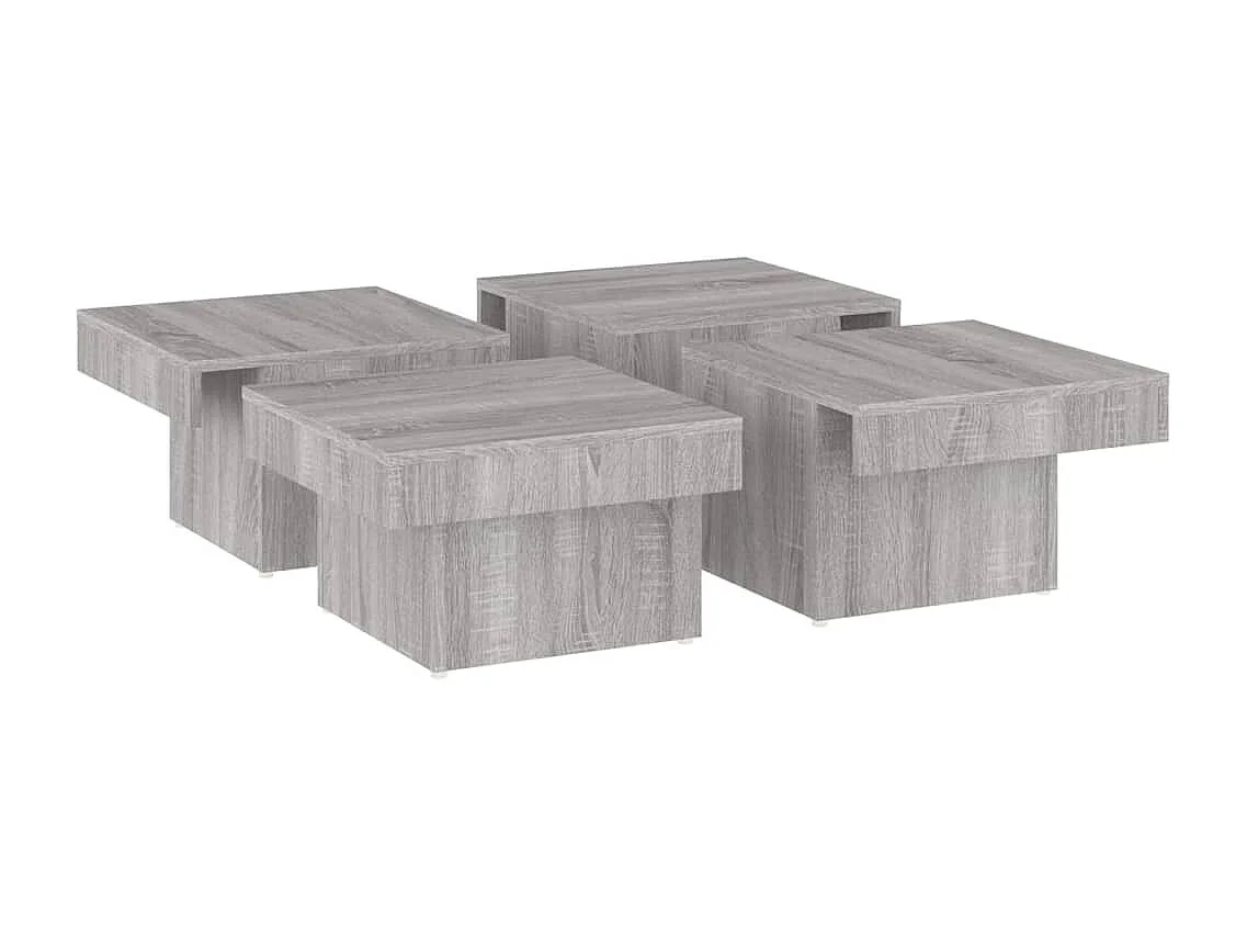 Mesa de centro | Mesa auxiliar madera de ingeniería gris Sonoma 50x50x50 cm SHL3857