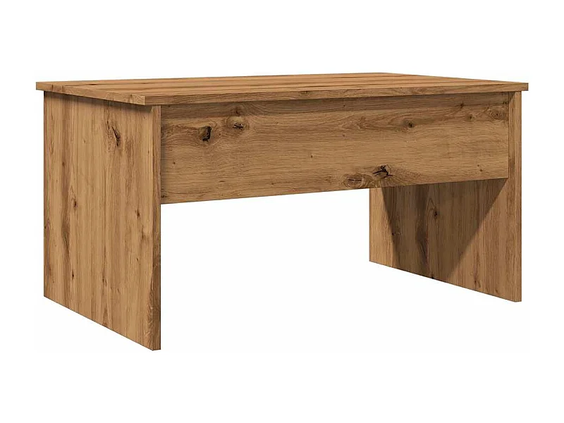 Table basse salon-Table d'appoint chêne artisanal 80x50,5x41,5 cm bois d'ingénierie SHL5148