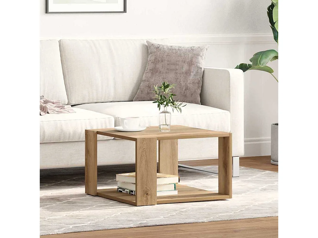 Mesa de centro | Mesas apilables | Mesa auxiliar 3 unidades madera maciza de acacia SHL386042