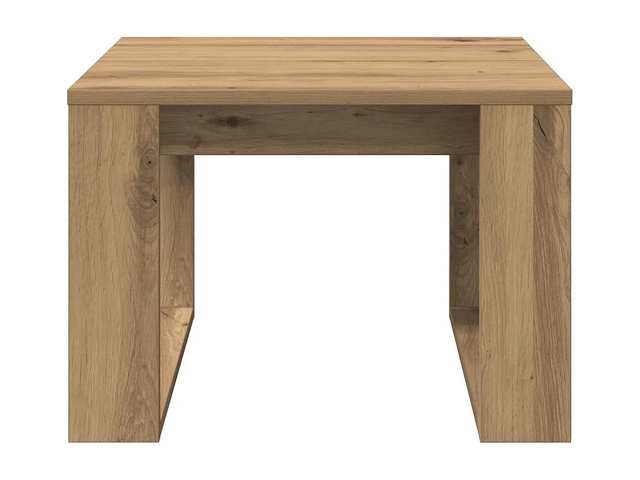 Mesa de centro-Mesa auxiliar piedra real textura de mármol verde 65x65x42 cm SHL1253