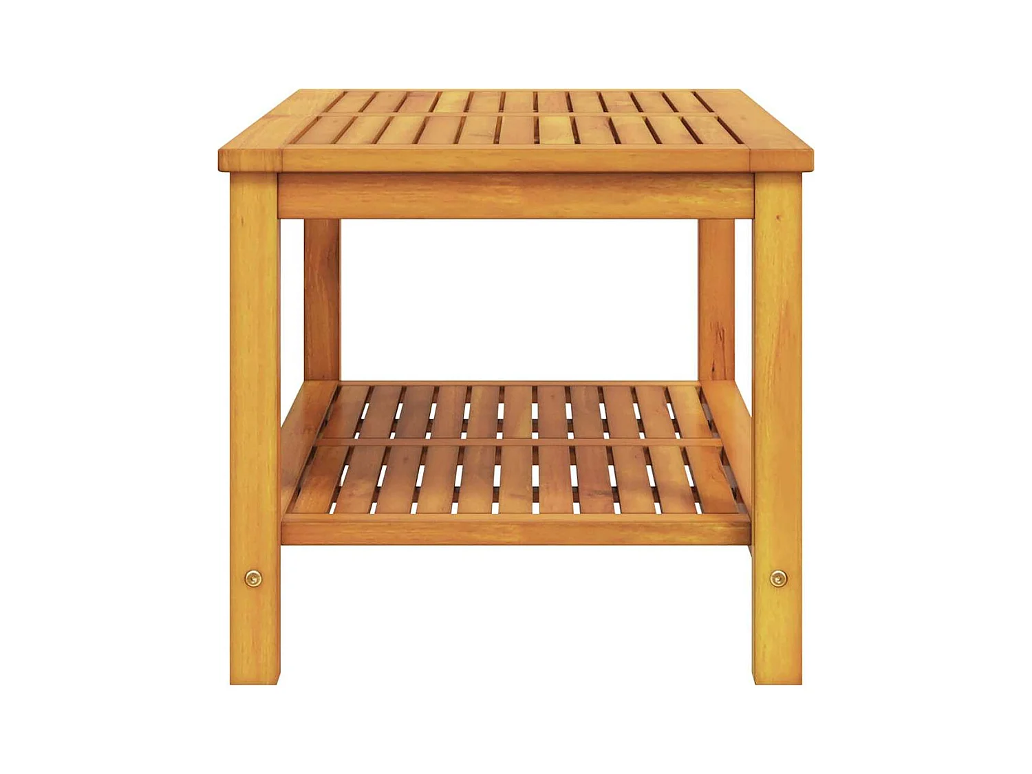 Set mesa de centro forma cuenco 2 uds madera maciza reciclada SHL258124