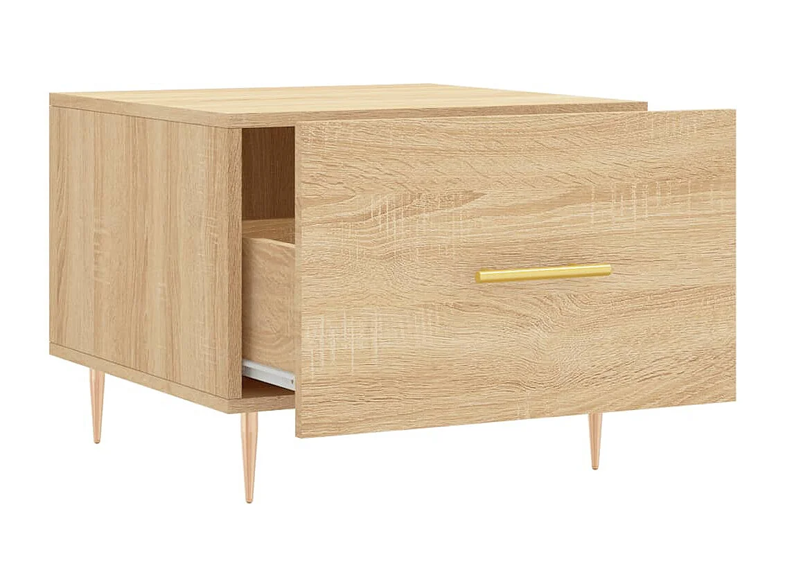 Table basse salon-Table d'appoint Chêne sonoma 50x50x40 cm Bois d'ingénierie SHL15862