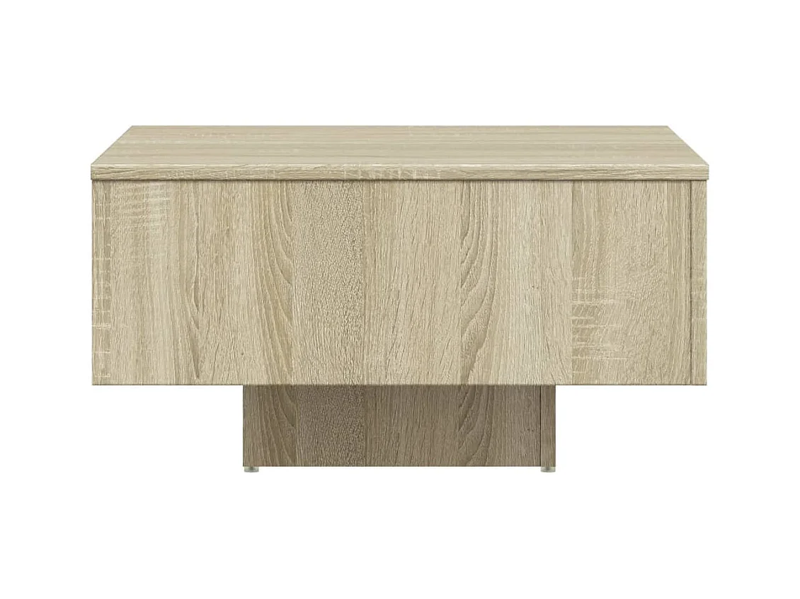 Mesa de centro | Mesa auxiliar de acero y superficie vidrio negro 30x30x41 cm SHL2755