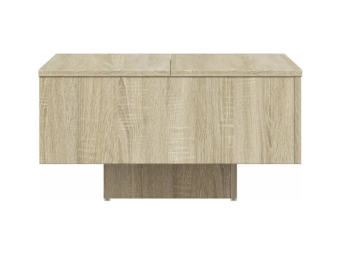 Mesa de centro | Mesa auxiliar de acero y superficie vidrio negro 30x30x41 cm SHL2755