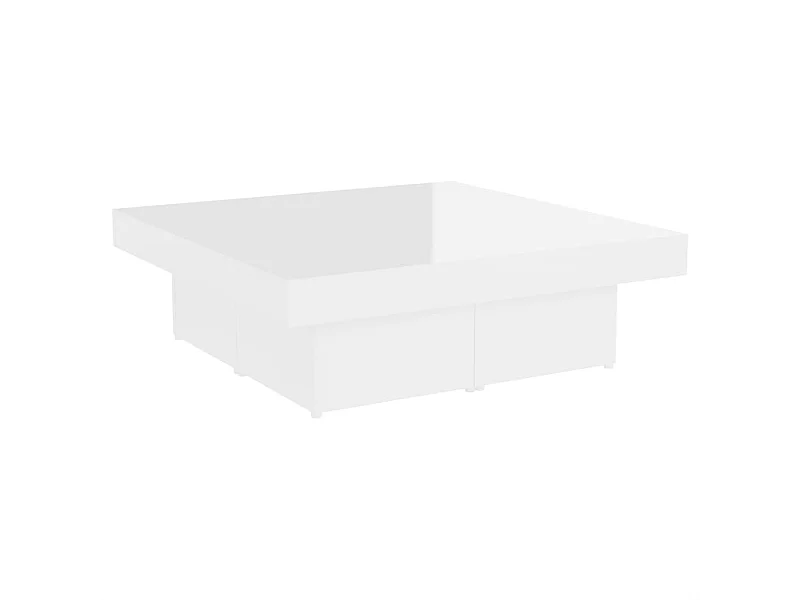 Mesa de centro | Mesa auxiliar de madera contrachapada negro 100x50x40 cm SHL2191