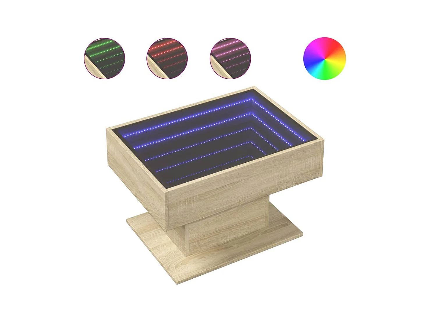 Mesa de centro-Mesa auxiliar madera contrachapada negro 150x50x35 cm SHL3605