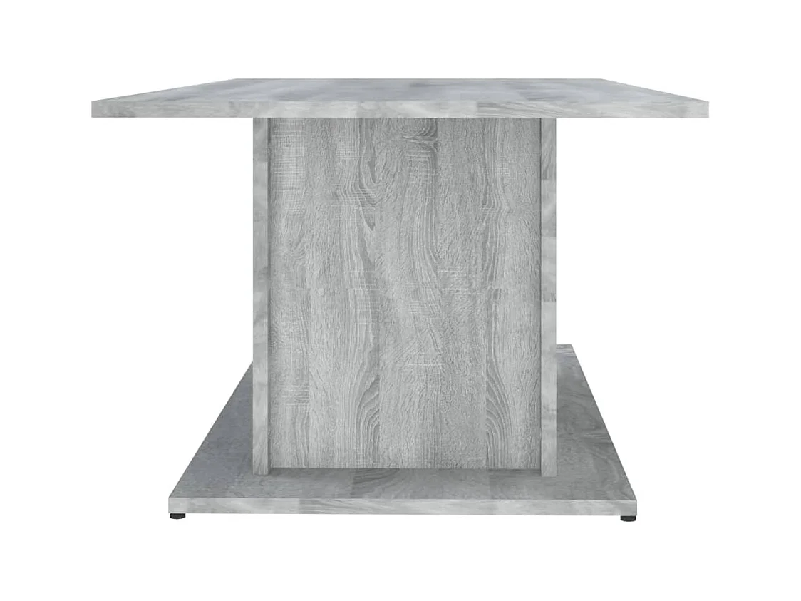 Mesa de centro | Mesa de apoio 102x55.5x40 cm derivados de madeira cinza sonoma