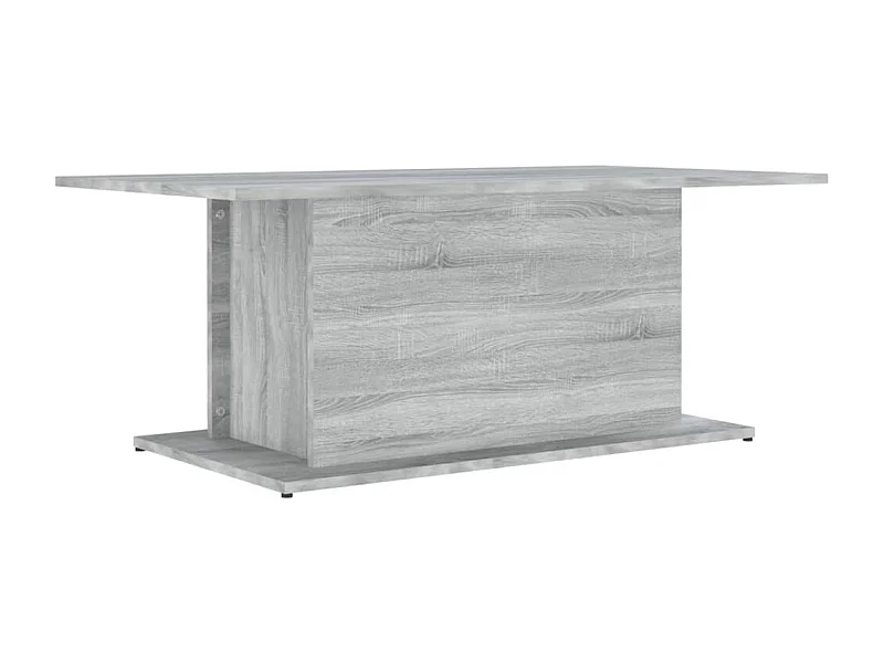 Table basse salon-Table d'appoint Sonoma gris 102x55,5x40 cm Bois d'ingénierie SHL70282