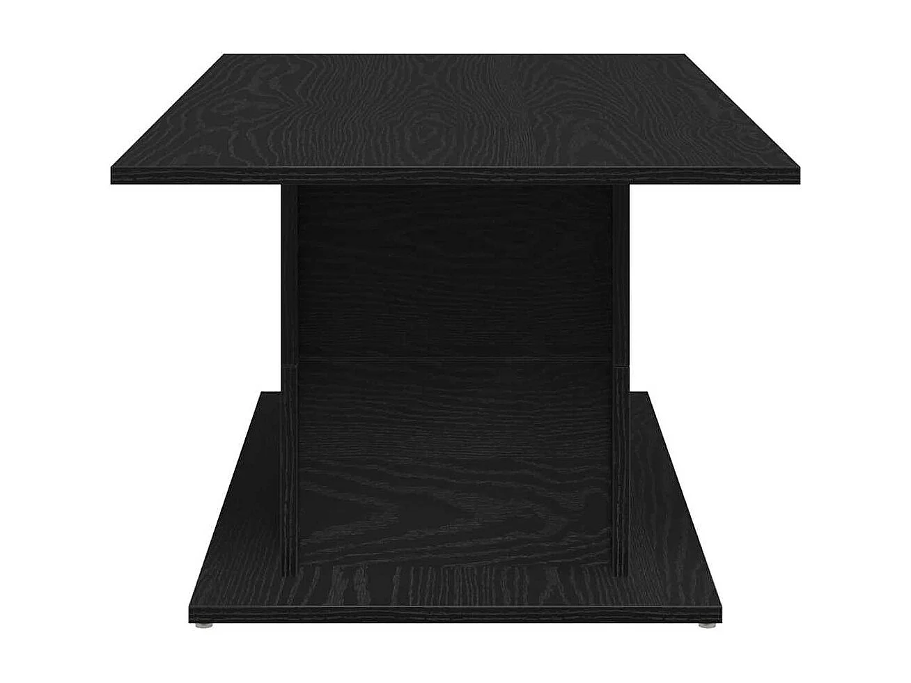 Tavolino da Salotto-Tavolino Basso Rovere Nero 102x55.5x40 cm SHL10125