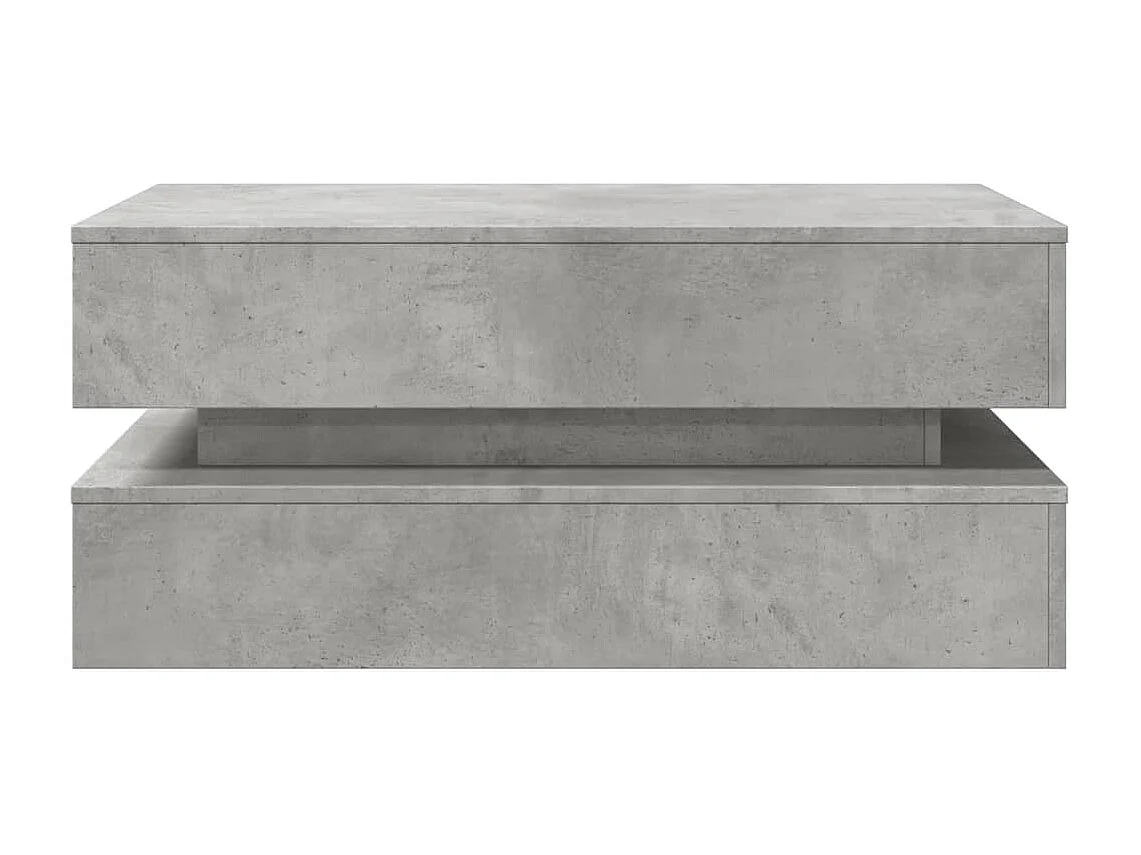 Mesa de centro-Mesa auxiliar de madera maciza de pino blanco 55x55x30 cm SHL3727