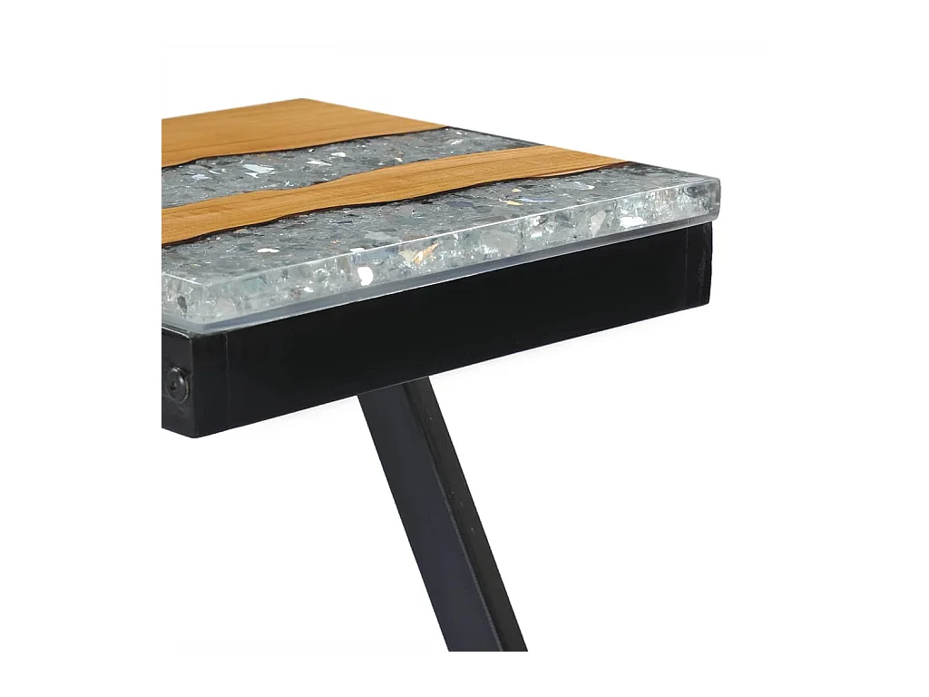 Mesa de centro | Mesa de café | Mesa auxiliar Marrón 120x50x38 cm madera maciza de acacia SHL3587