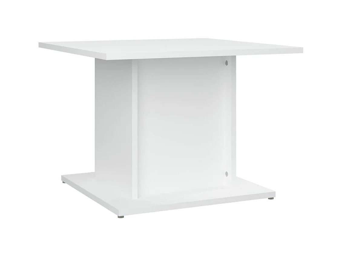 Table basse salon-Table d'appoint blanc 55,5x55,5x40 cm bois d'ingénierie SHL5327