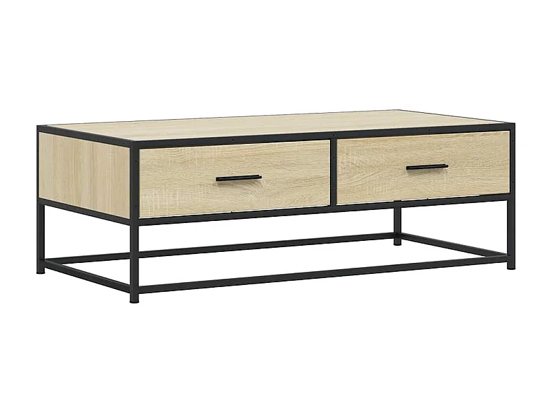 Mesa de centro-Mesa auxiliar madera maciza de pino marrón miel 80x50x35 cm SHL1122