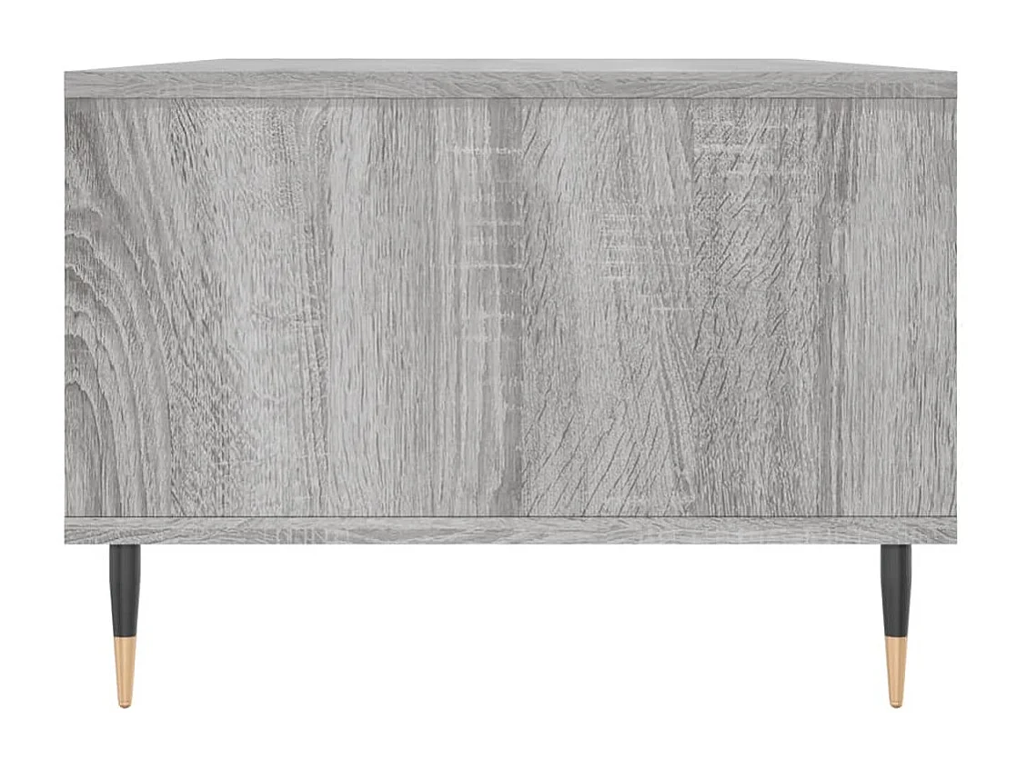 Table basse salon-Table d'appoint Sonoma gris 90x50x36,5 cm Bois d'ingénierie SHL30725