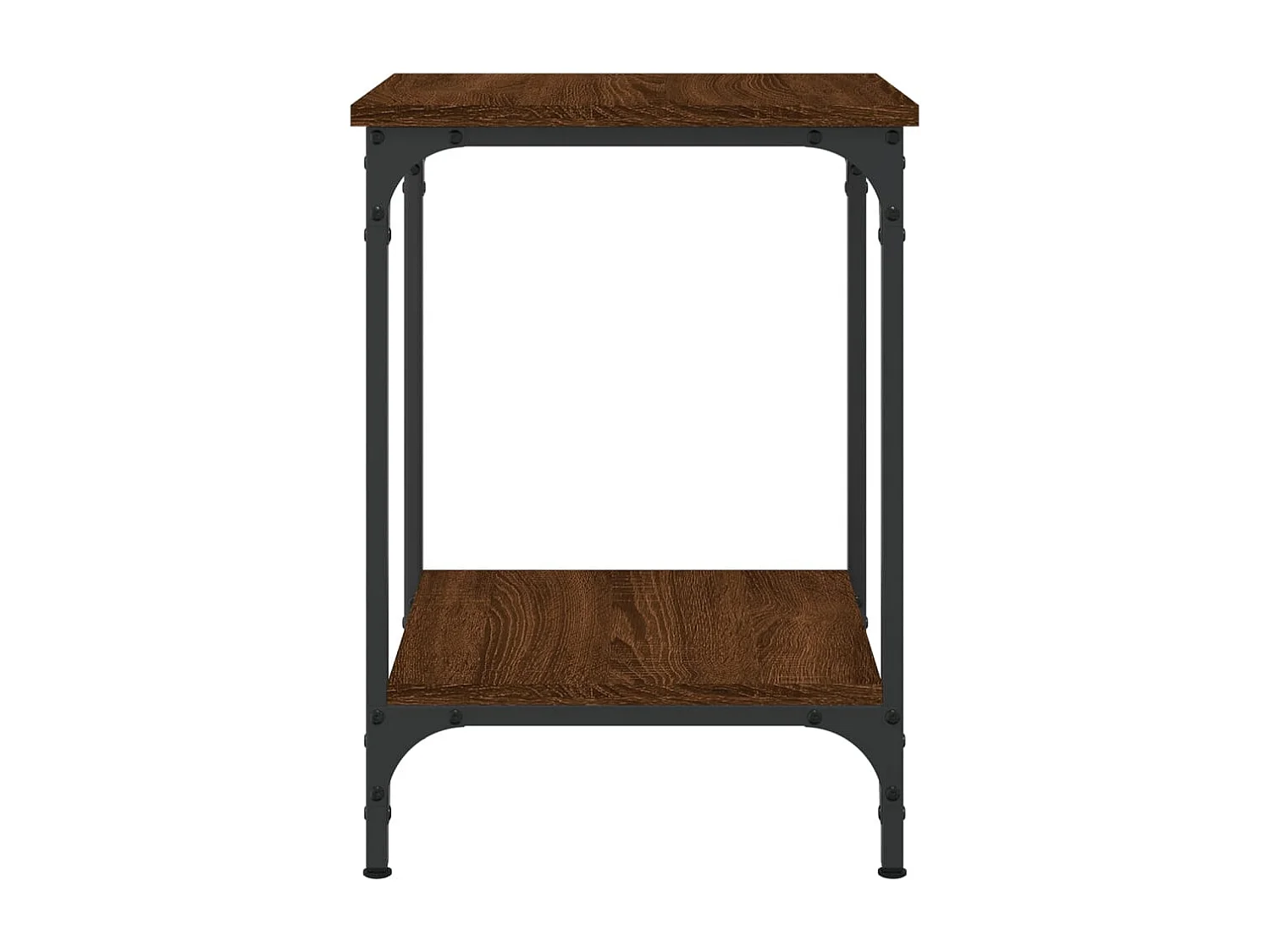 Table basse salon-Table d'appoint chêne marron 40x40x55 cm bois d'ingénierie SHL69979