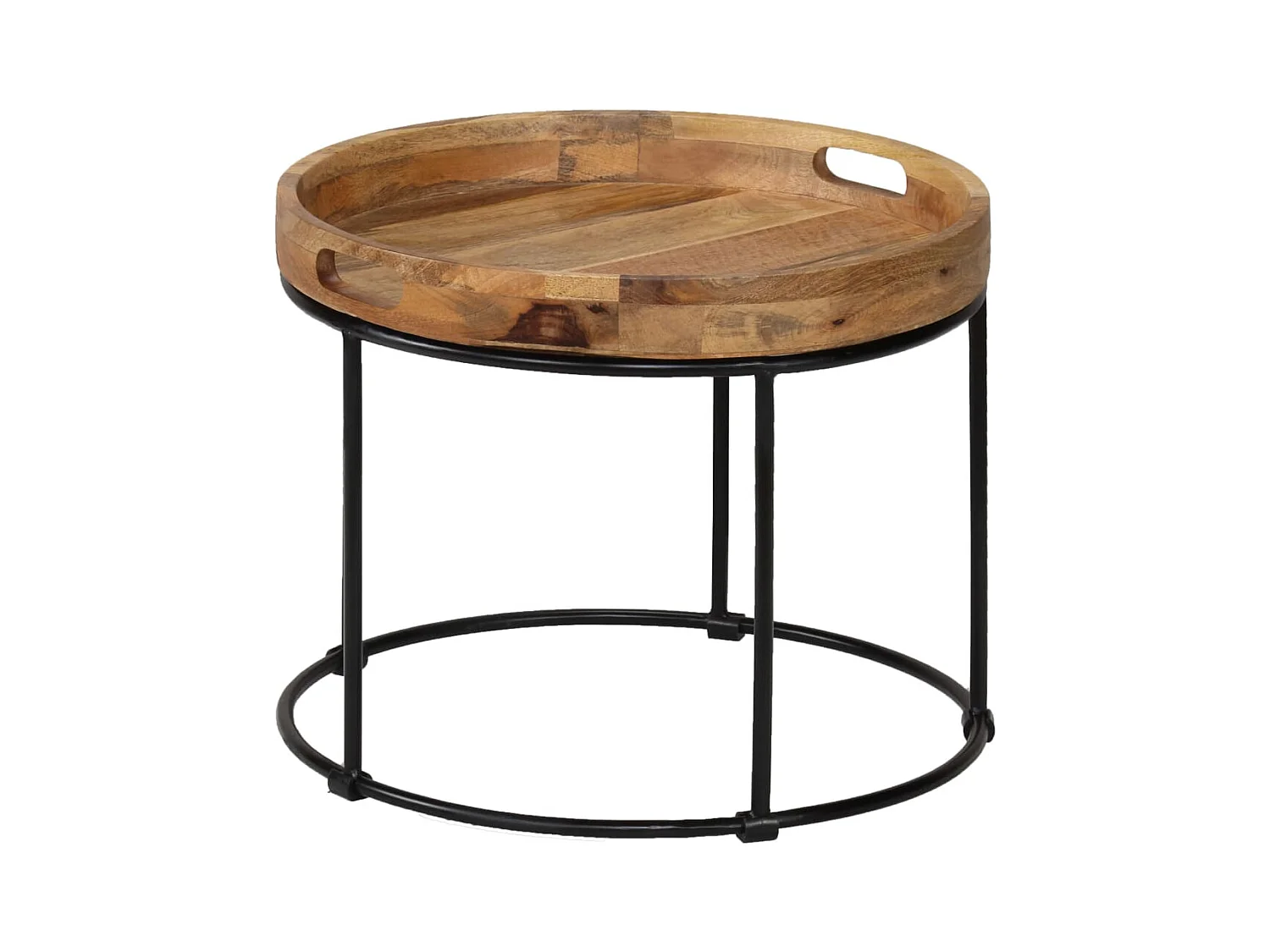 Mesa de centro | Mesa de café | Mesa auxiliar Gris sonoma 80x80x42 cm SHL2336