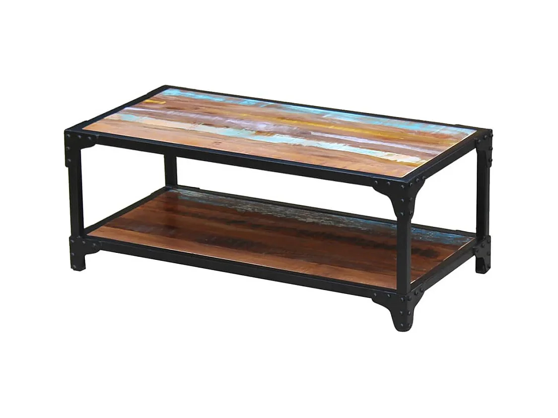 Mesa de centro | Mesa auxiliar salon con ruedas madera ingeniería blanco 40x30x63,5 cm SHL4530