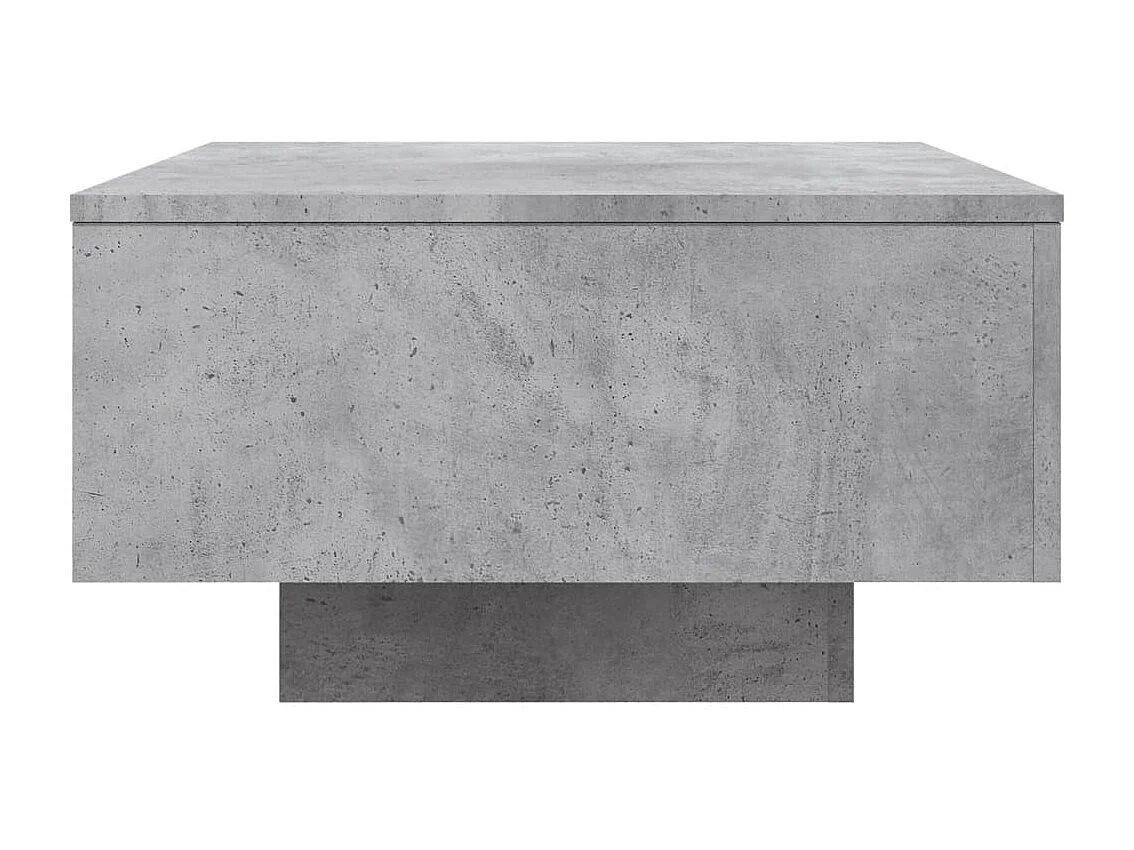 Couchtisch-Wohnzimmertisch-Beistelltische Betongrau 55x55x31 cm Holzwerkstoff SHL66820