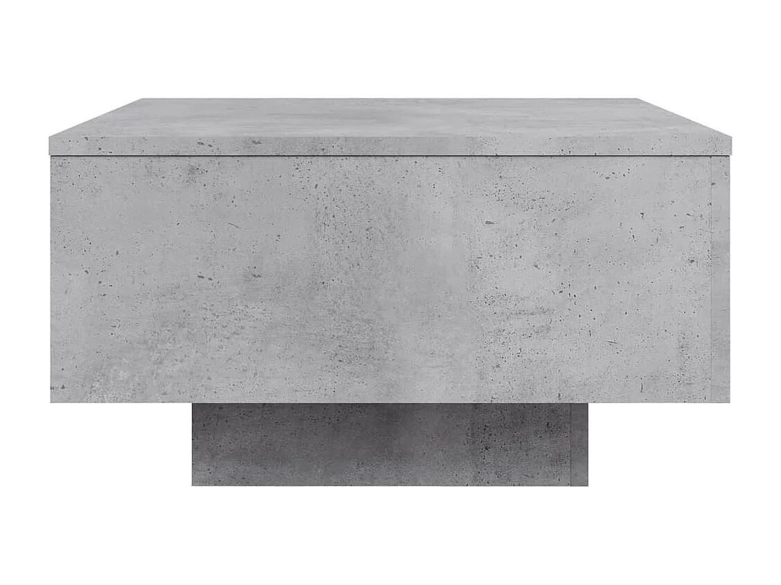 Couchtisch-Wohnzimmertisch-Beistelltische Betongrau 55x55x31 cm Holzwerkstoff SHL66820