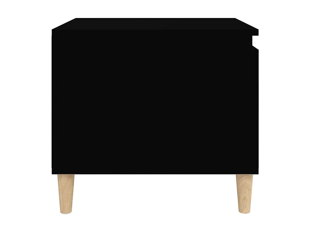 Couchtisch-Wohnzimmertisch-Beistelltische Schwarz 100x50x45 cm Holzwerkstoff SHL10901