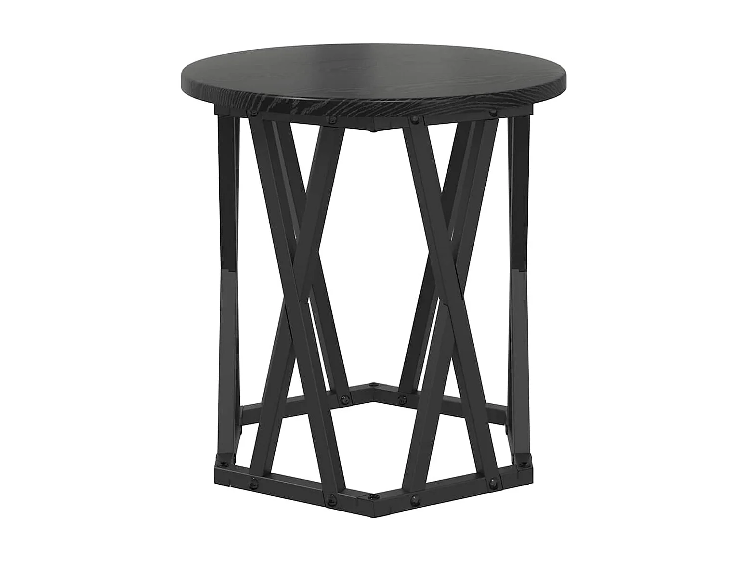 Mesa de centro-Mesa auxiliar-Mesita de centro madera de ingeniería gris hormigón 80x50x42,5 cm SHL3088