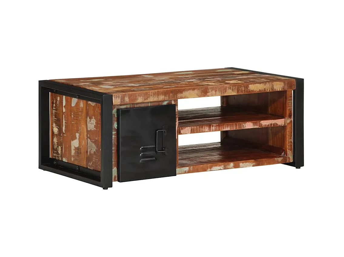 Mesas de centro apilables | Mesitas auxiliares 2 piezas madera de ingeniería negro SHL1313