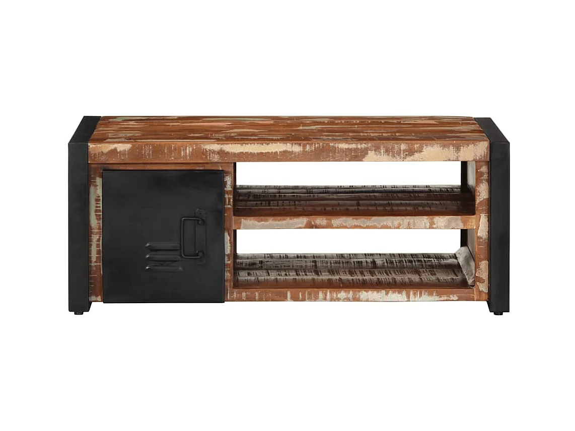 Mesas de centro apilables | Mesitas auxiliares 2 piezas madera de ingeniería negro SHL1313