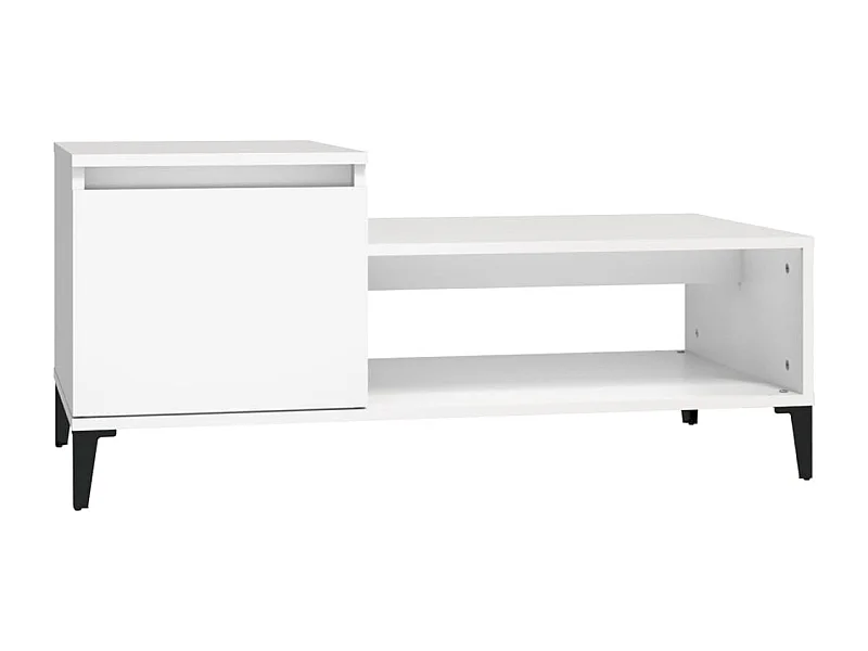 Mesa de centro | Mesa auxiliar madera de ingeniería blanca 50x50x40 cm SHL2452