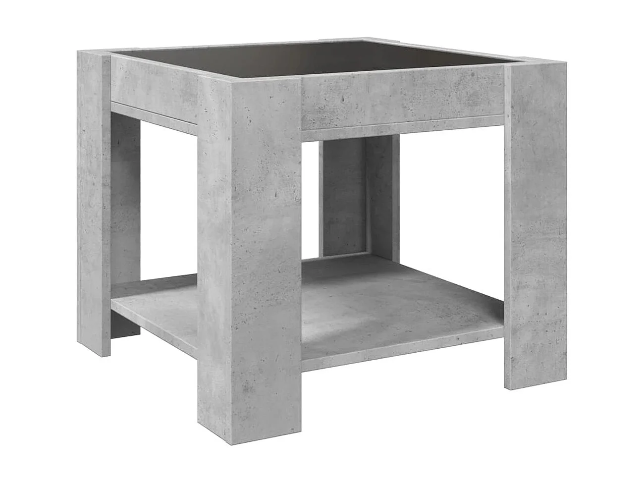 Mesa de centro-Mesa auxiliar madera contrachapada negro 85x55x31 cm SHL522707