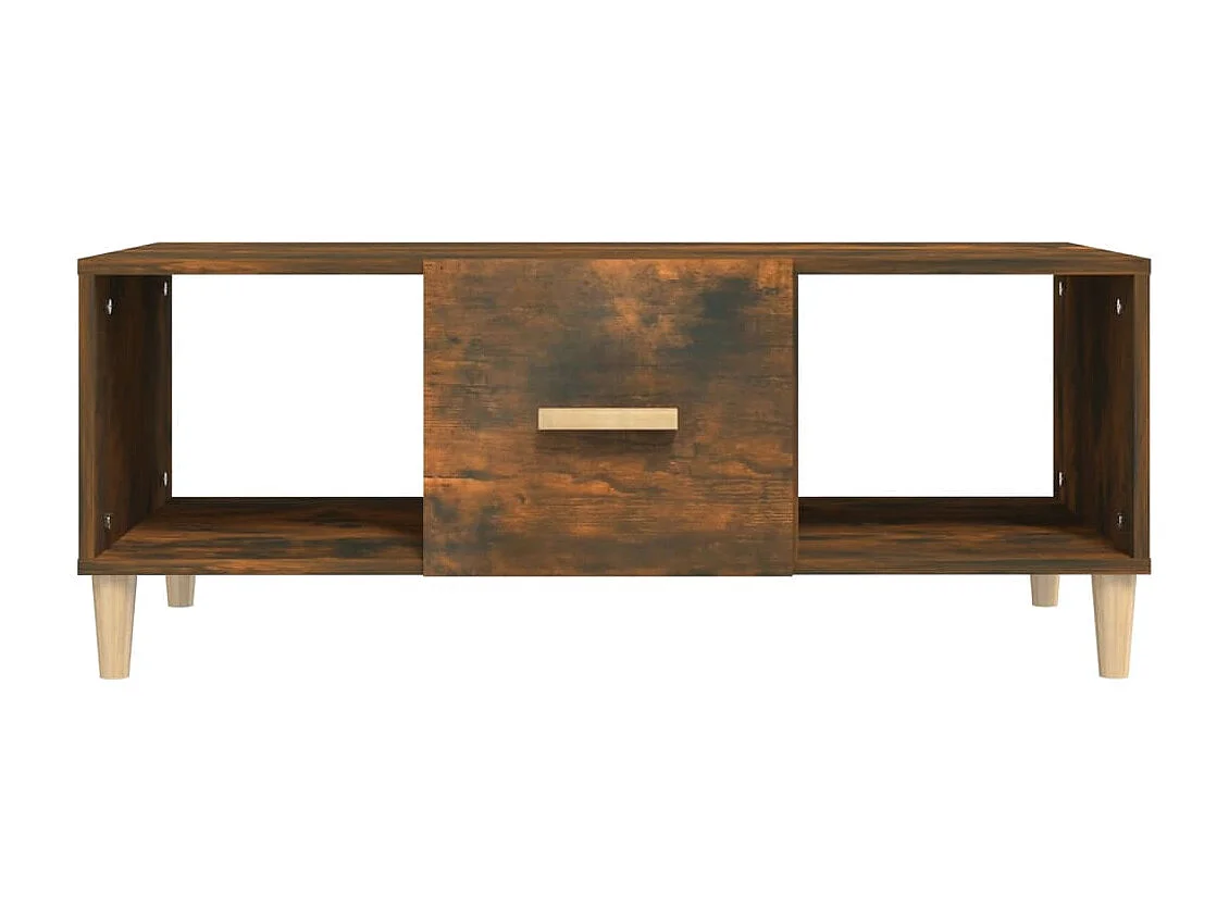 Couchtisch-Sofatisch-Beistelltische Räuchereiche 102x50x40 cm Holzwerkstoff SHL83385