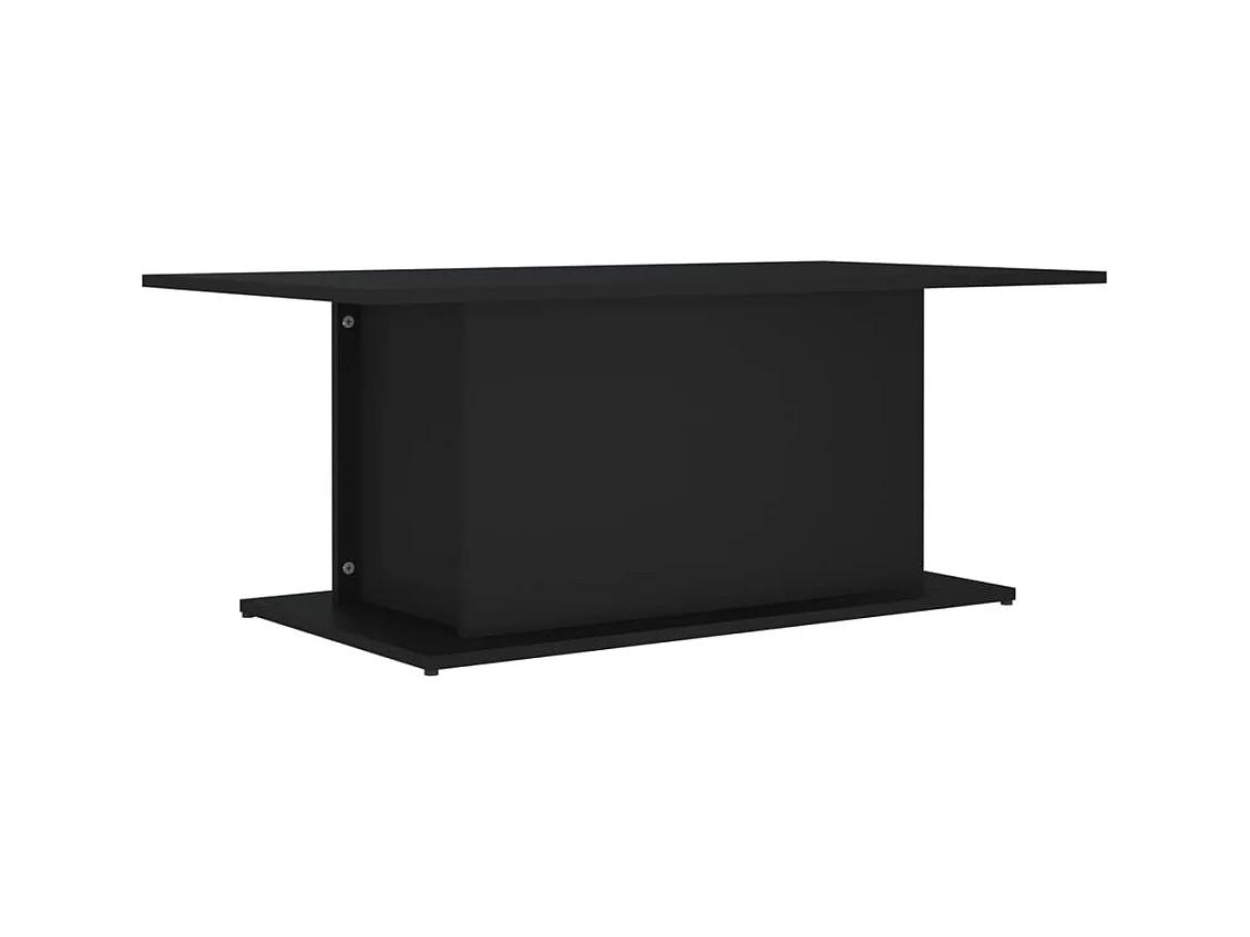 Table basse salon-Table d'appoint noir 102x55,5x40 cm bois d'ingénierie SHL1167