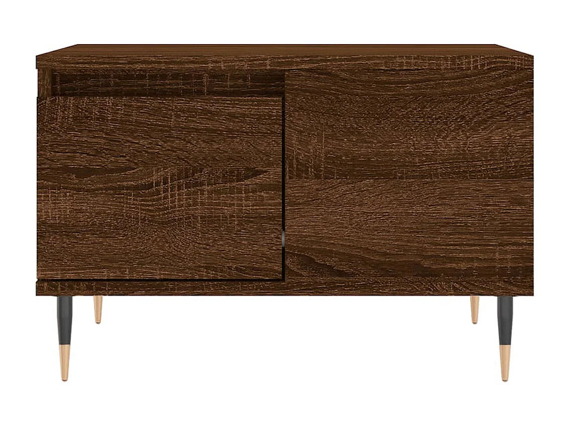 Couchtisch-Wohnzimmertisch-Beistelltische Braun Eichen-Optik 55x55x36,5 cm Holzwerkstoff SHL13652