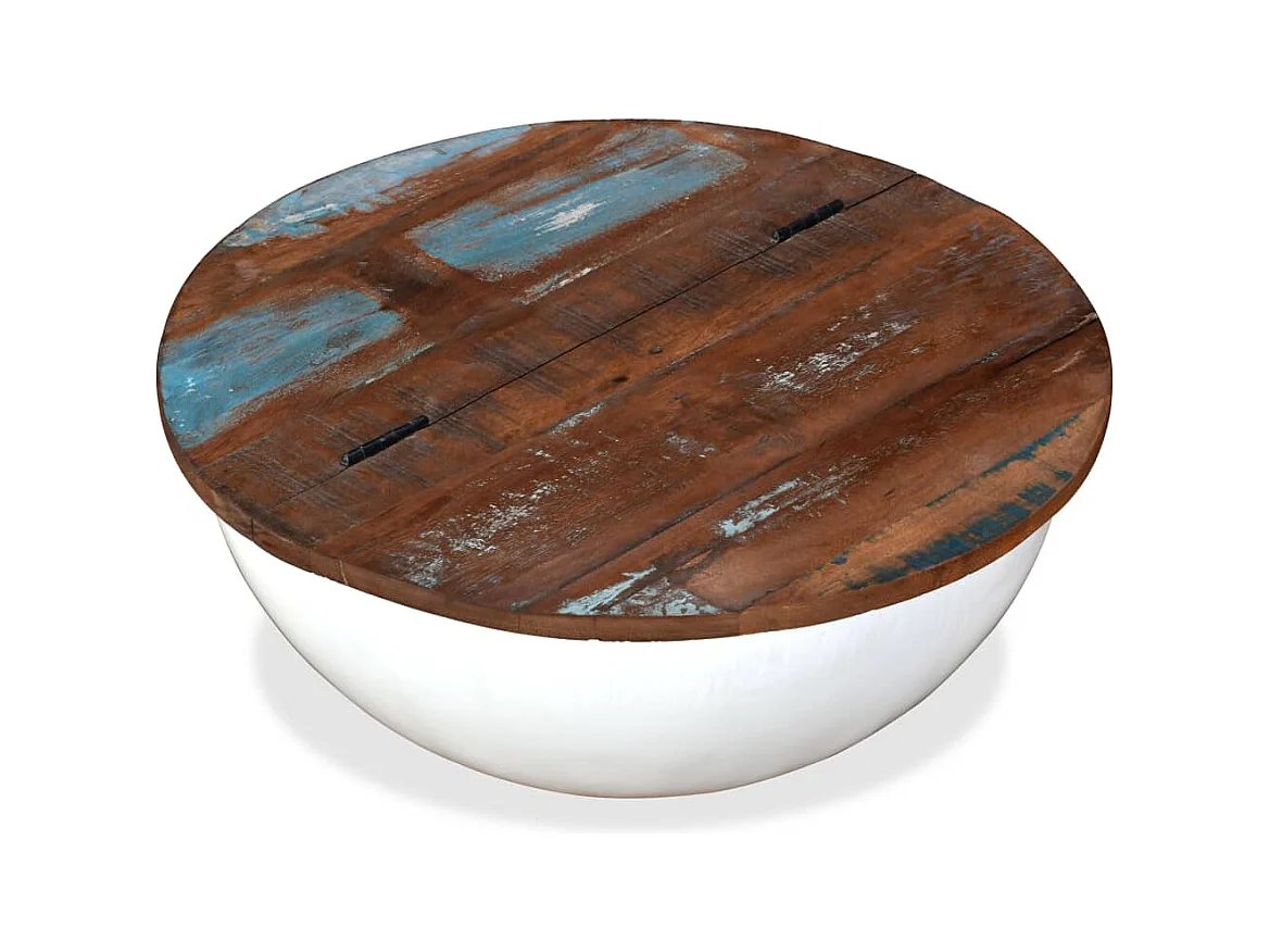 Mesa de centro | Mesa de café | Mesa auxiliar 3 piezas Marrón cera 49x49x30 cm SHL239721