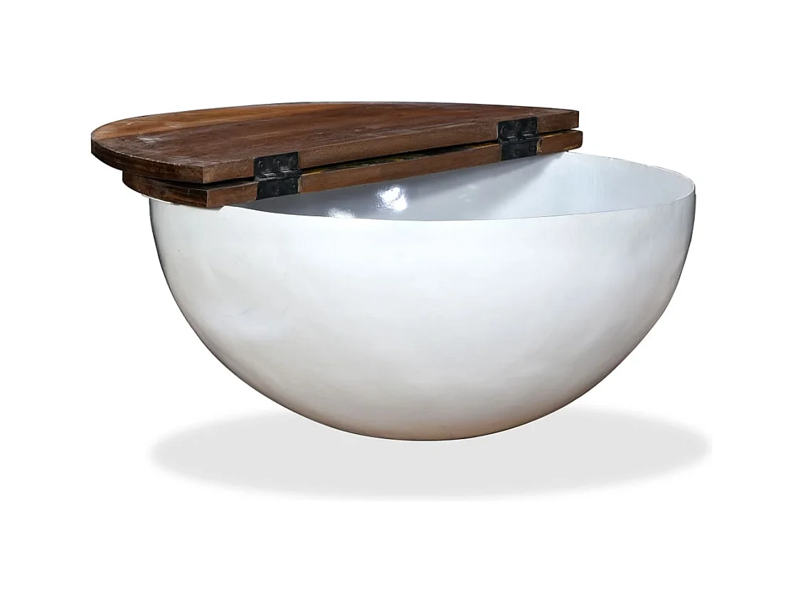 Mesa de centro | Mesa de café | Mesa auxiliar 3 piezas Marrón cera 49x49x30 cm SHL239721