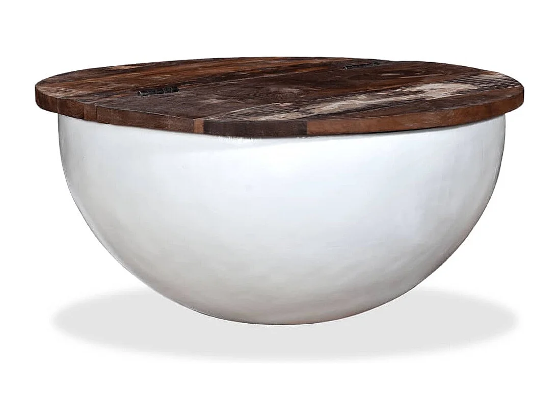 Mesa de centro | Mesa de café | Mesa auxiliar 3 piezas Marrón cera 49x49x30 cm SHL239721