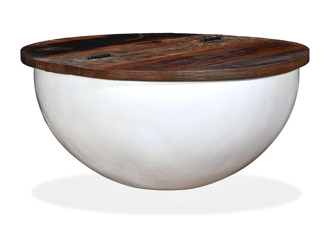 Mesa de centro | Mesa de café | Mesa auxiliar 3 piezas Marrón cera 49x49x30 cm SHL239721