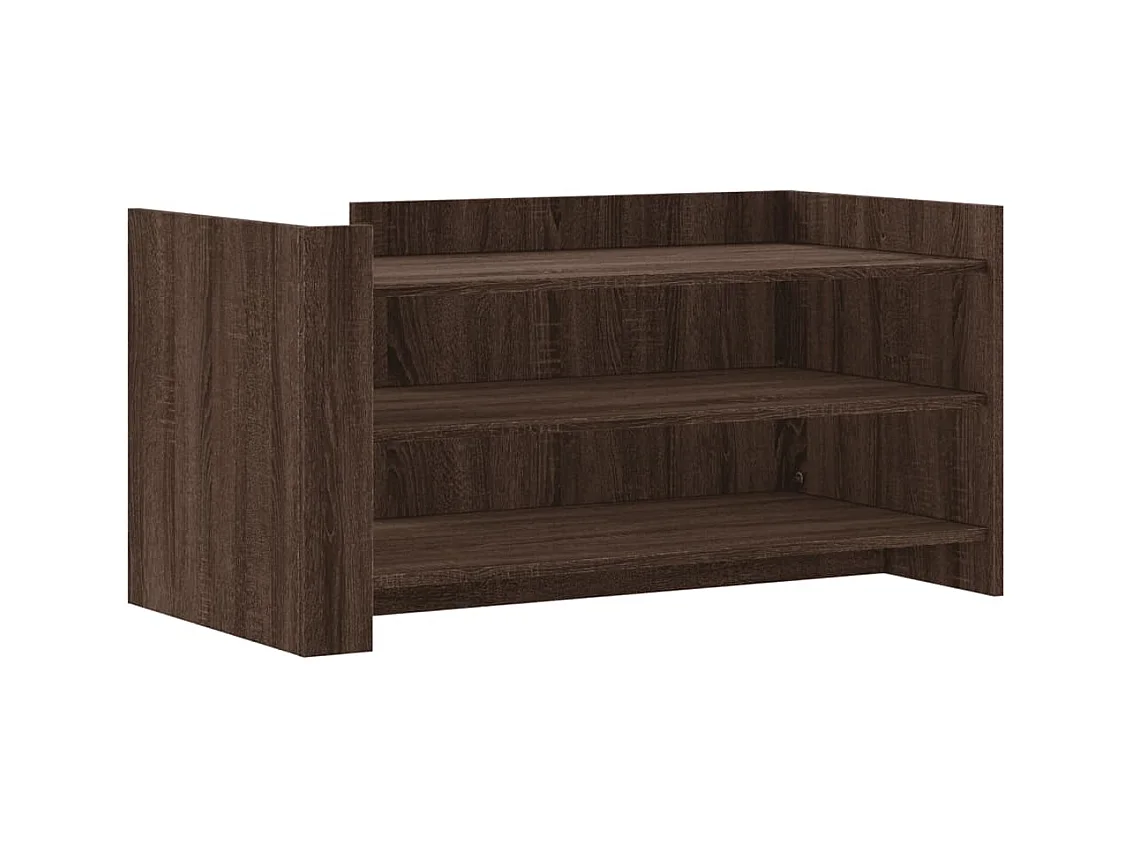 Table basse salon-Table d'appoint chêne marron 100x50x50 cm bois d'ingénierie SHL72578