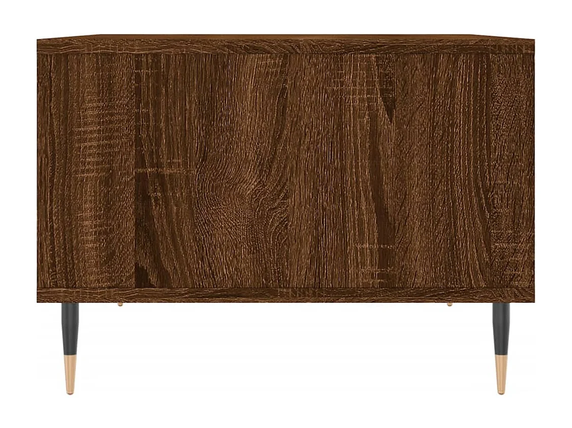 Couchtisch-Wohnzimmertisch-Beistelltische Braun Eichen-Optik 60x50x36,5 cm Holzwerkstoff SHL81653