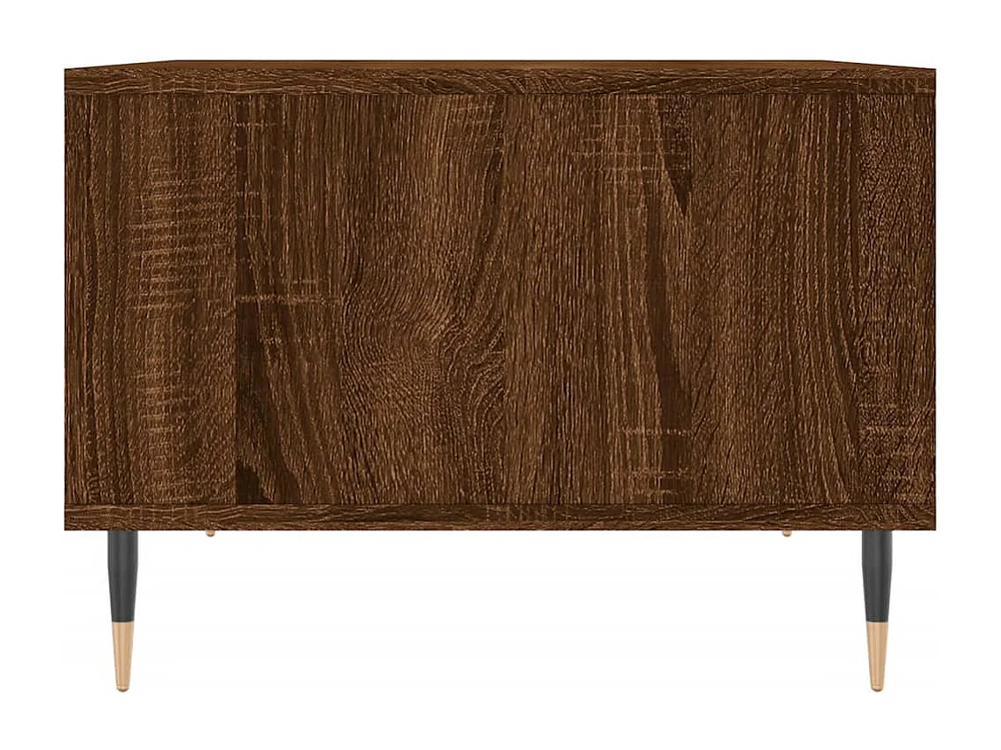 Couchtisch-Wohnzimmertisch-Beistelltische Braun Eichen-Optik 60x50x36,5 cm Holzwerkstoff SHL81653