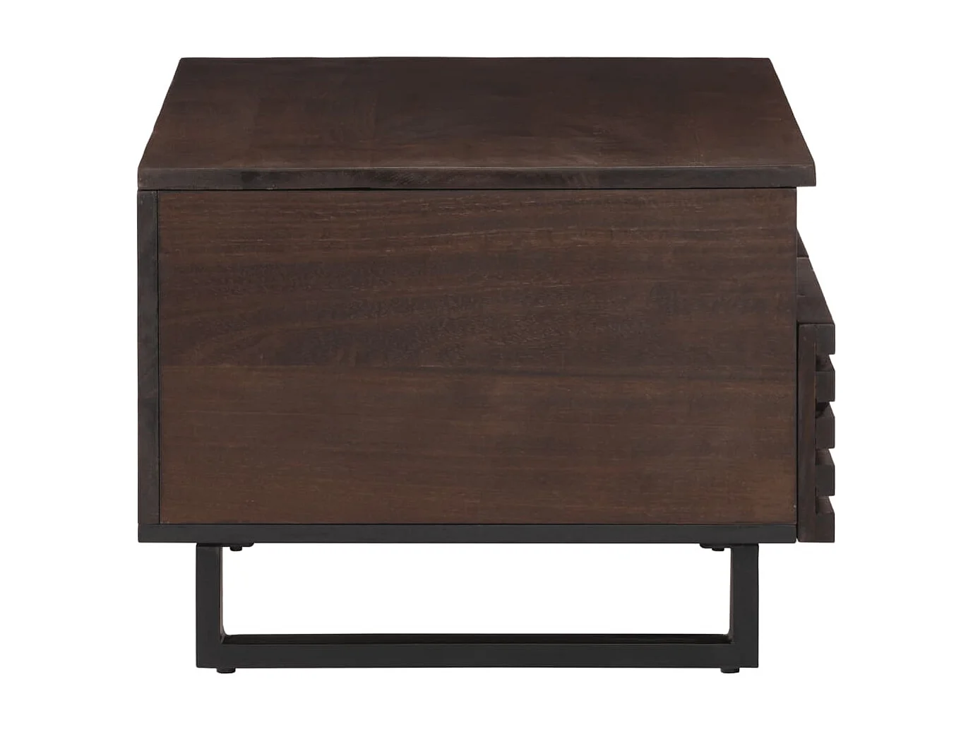 Couchtisch-Sofatisch-Beistelltische Braun 80x55x40 cm Massivholz Mango SHL35860