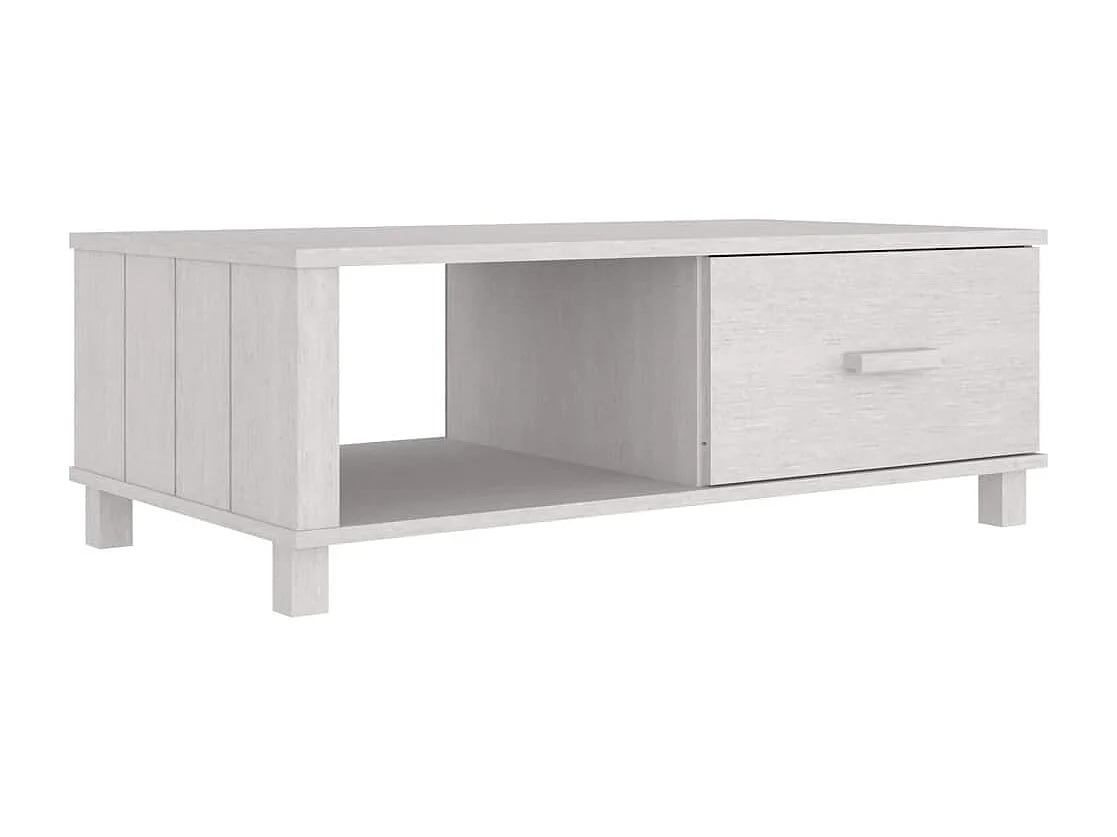 Mesa de centro | Mesa auxiliar acero blanco 67x50x44 cm SHL198953