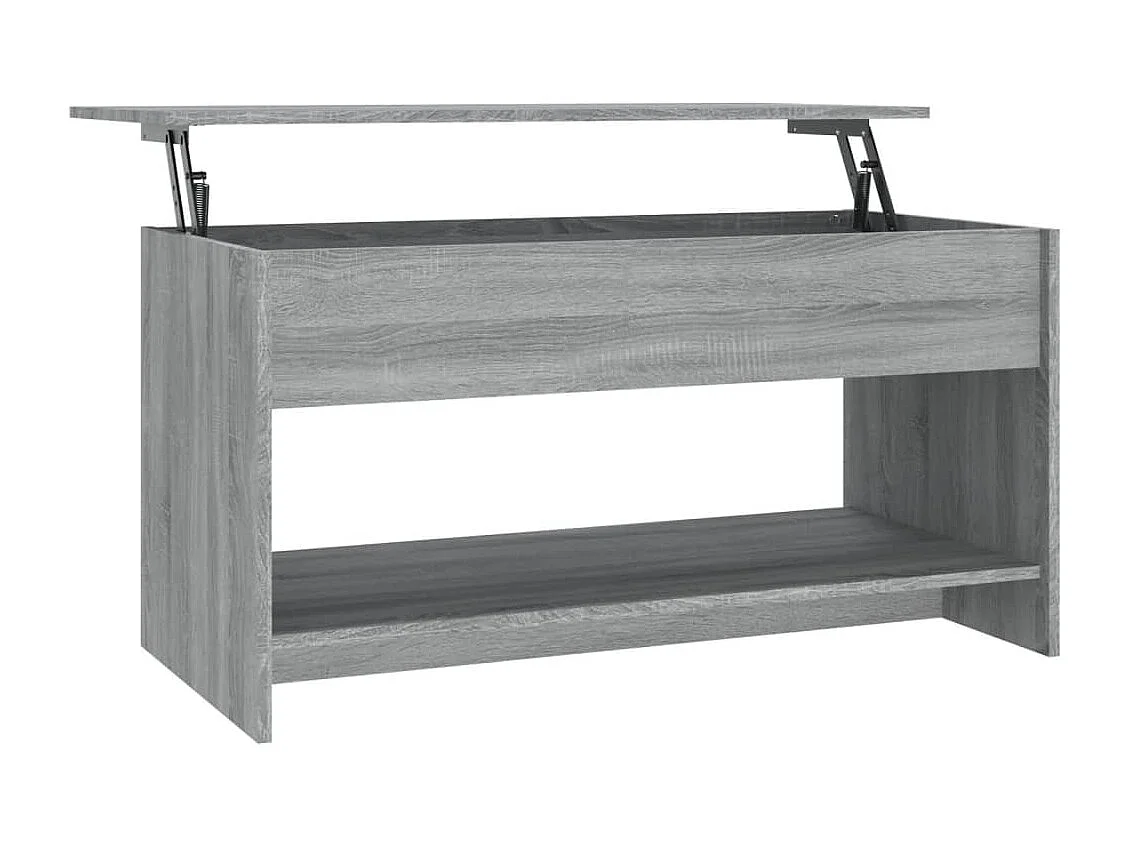 Couchtisch-Sofatisch-Beistelltische Grau Sonoma 102x50x52,5 cm Holzwerkstoff SHL96951