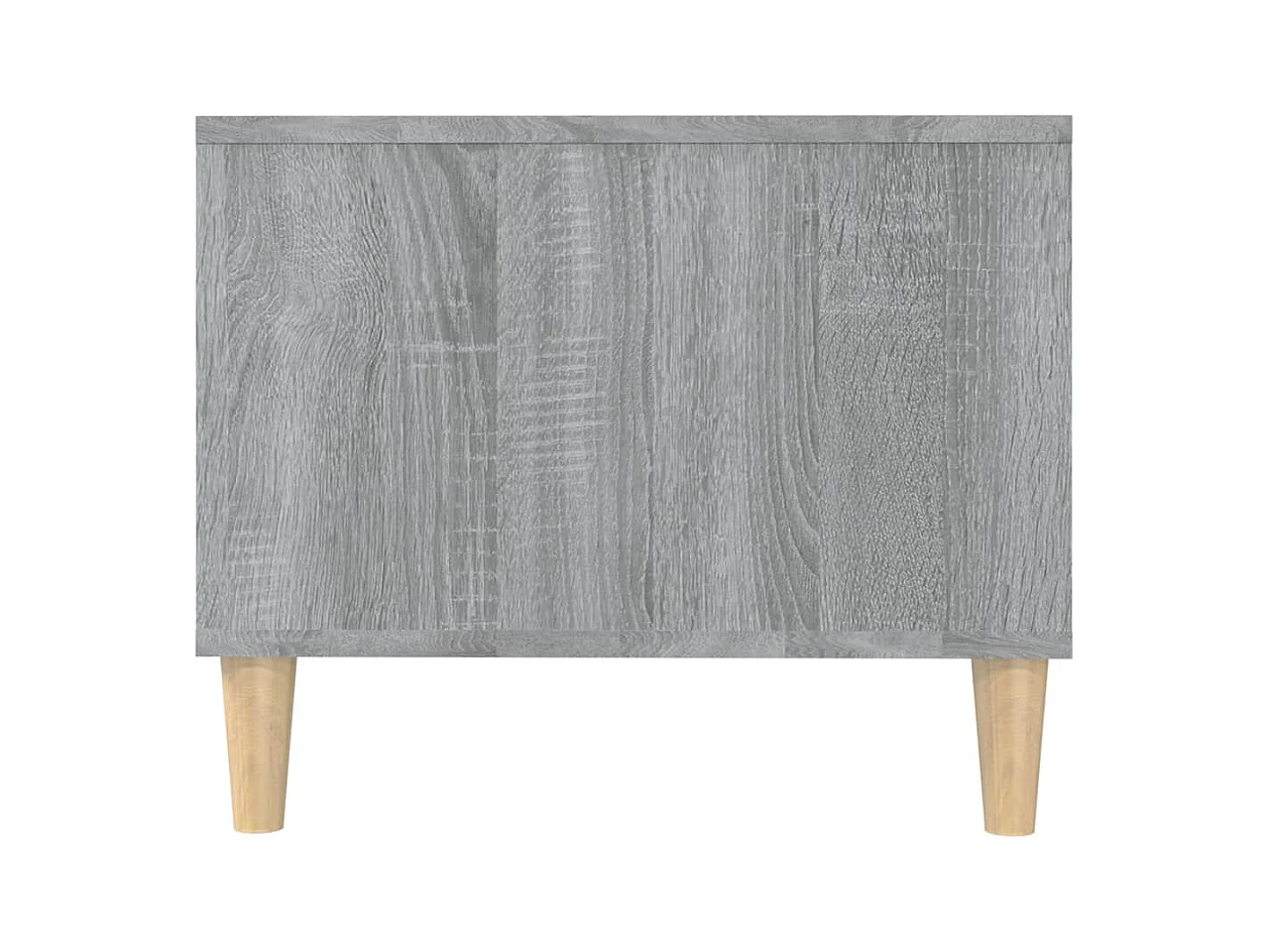 Mesa de centro | Mesa auxiliar madera contrachapada negro 60x44,5x45 cm SHL4587