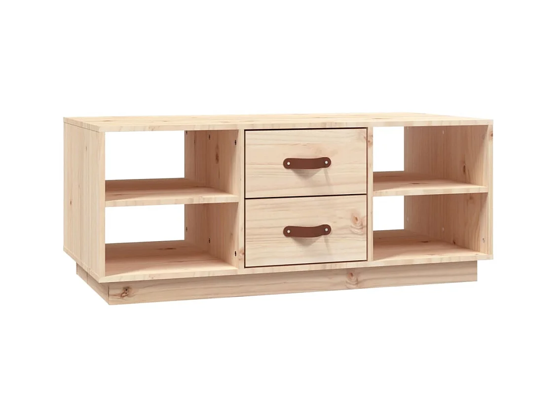 Mesa de centro | Mesa de apoio | Mesa de café 100x50x41 cm pinho maciço