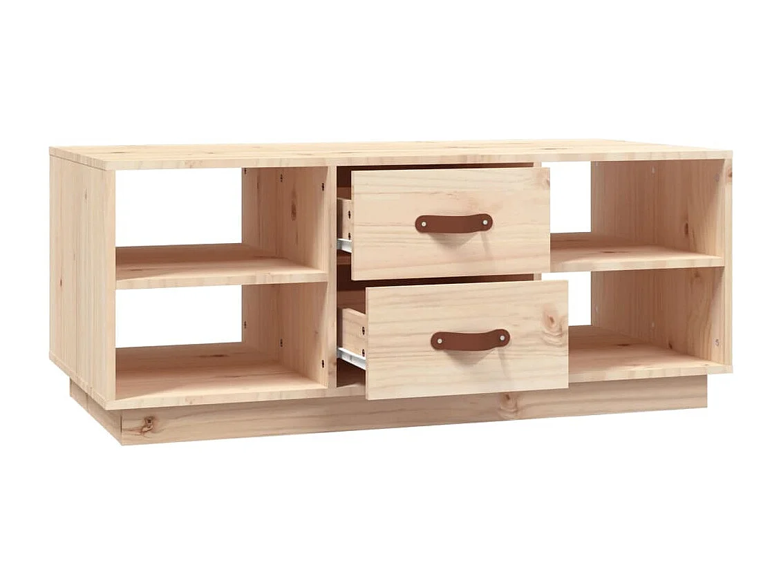 Mesa de centro | Mesa de apoio | Mesa de café 100x50x41 cm pinho maciço