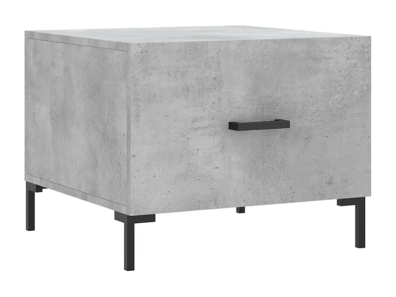 Table basse salon-Table d'appoint gris béton 50x50x40 cm bois d'ingénierie SHL74574