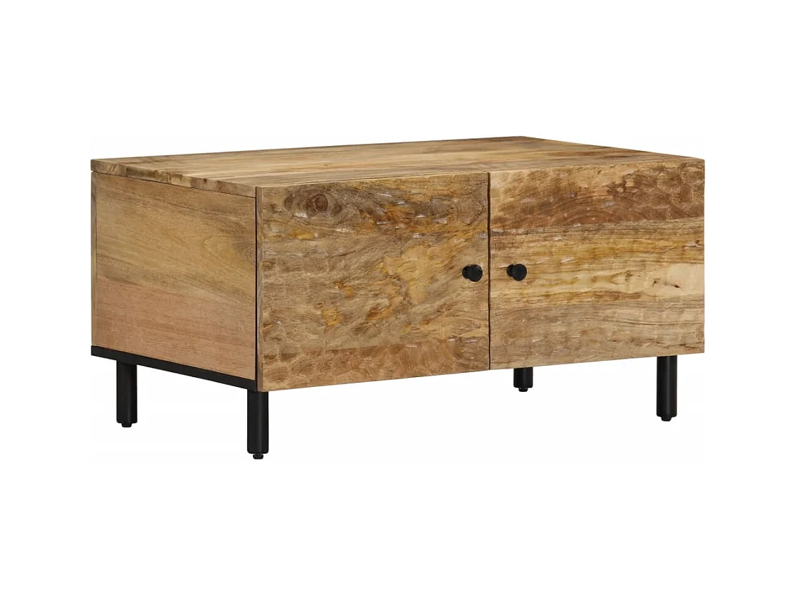 Mesa de centro | Mesa de apoio | Mesa de café 80x50x40 cm madeira de mangueira maciça