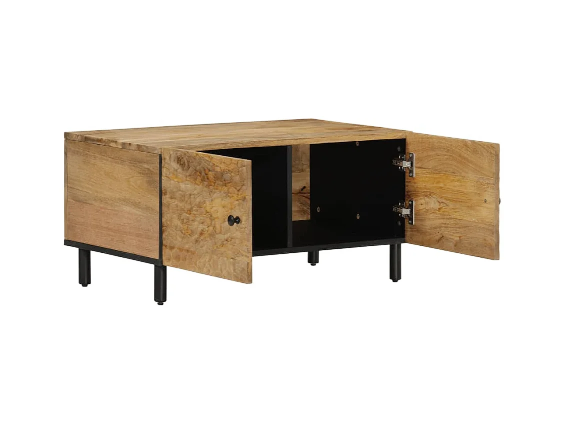 Table basse salon-Table d'appoint 80x50x40 cm bois de manguier massif SHL13101