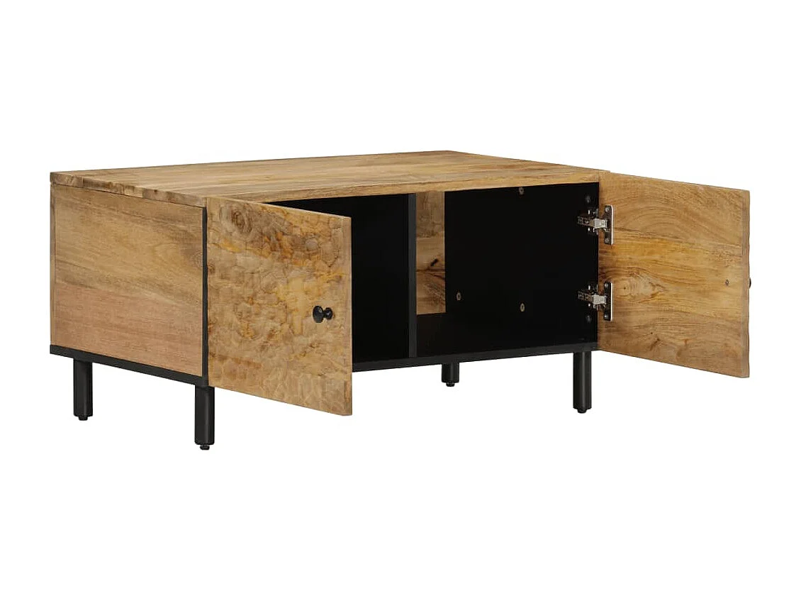 Table basse salon-Table d'appoint 80x50x40 cm bois de manguier massif SHL13101