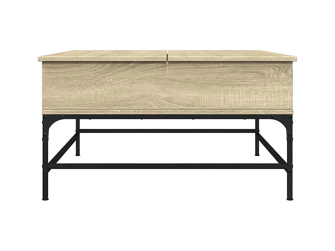 Mesa de centro-Mesa auxiliar de plástico verde 90x60x46 cm SHL2980